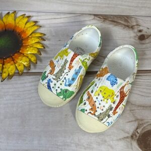 Native Shoes Jefferson Kids Toddler Water Shoes Dinosaurs  Slip On 8